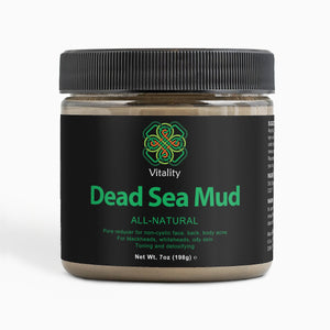 Revitalize Mud Mask in a jar with a clean, spa-like aesthetic.