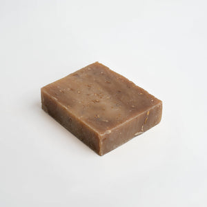 Gentle Oat & Honey Soap bar with visible oats and honey texture. (Image 6 of 6)