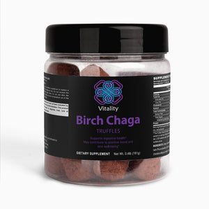 Chaga Chocolate Boost Bites, a healthy immune-boosting snack.