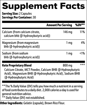 Keto Power Boost Capsules bottle, a supplement for the ketogenic diet. (Image 6 of 6)
