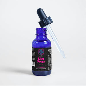 Diet Drops Ultra Boost bottle with dropper, a natural weight loss aid. (Image 2 of 13)
